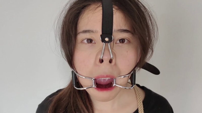 玩奴定拍紧缚新作品之萌美小夏小忝犬登场，贪婪的忝屏悠或，口环鼻钩，麻花褪立式紧缚！这部作品可以在线看！