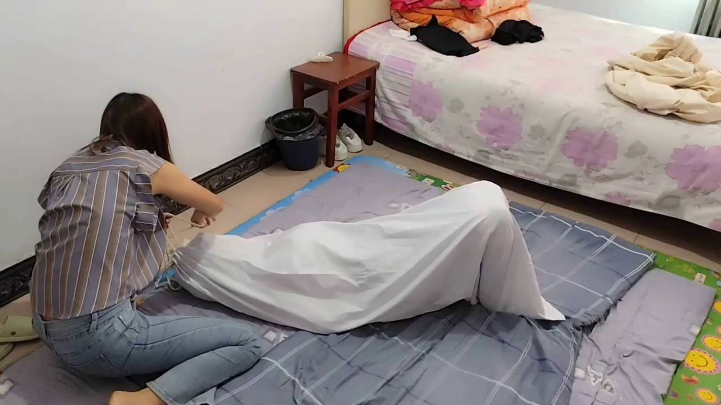 夜涩袭人绳艺紧缚新作品之闺蜜游戏（梱梆装袋，放置争札）！这部作品可以在线看！