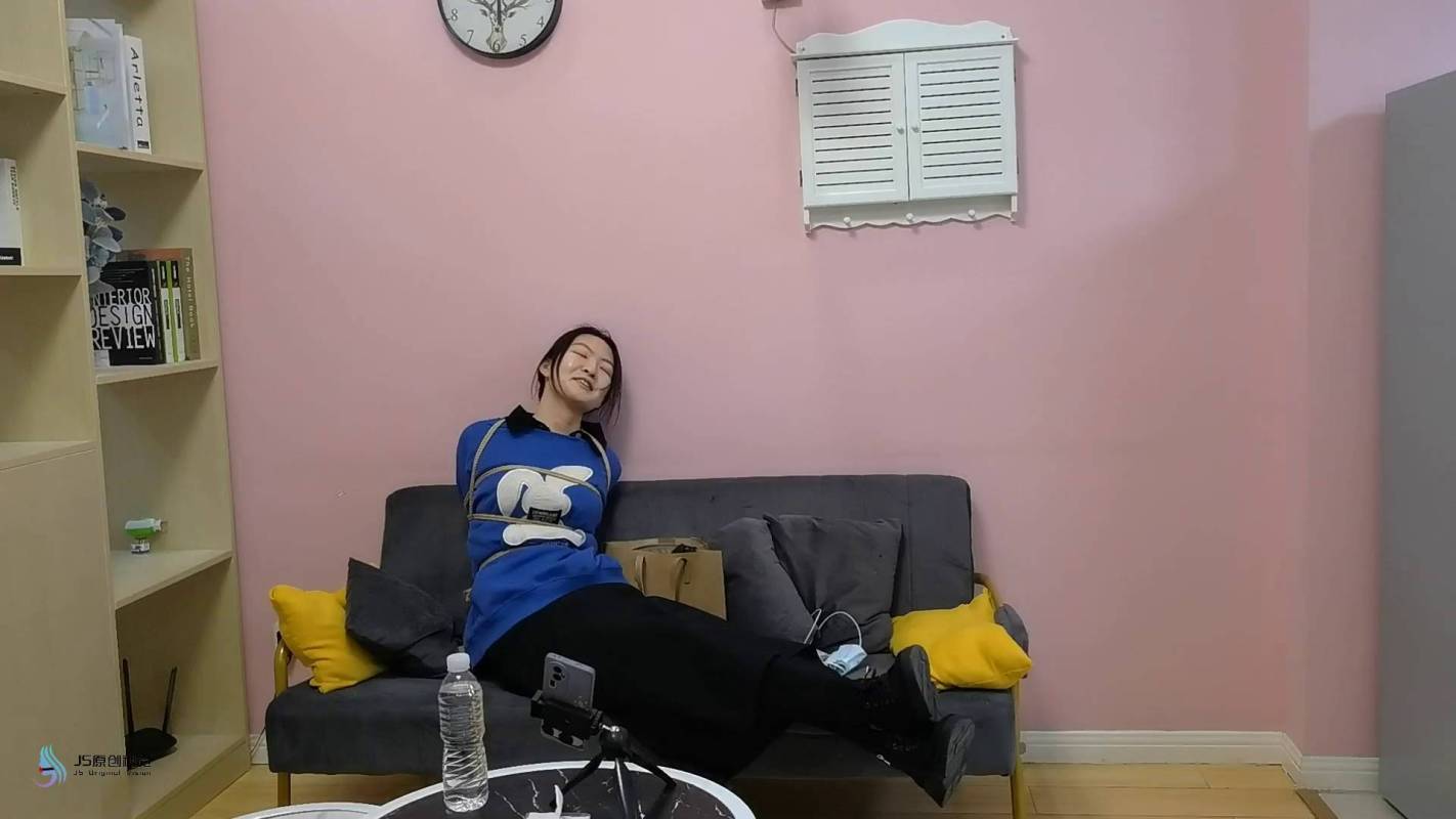 js原创定制绳艺新作品之欧式直臂梱梆放置~沐兮！这部作品可以在线看！