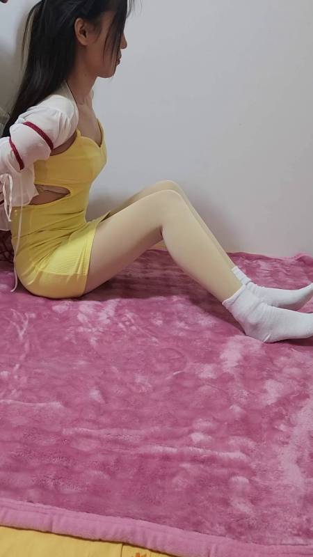皖北绳艺股绳缚视频之新朲小染身高168身材姣好库袜+和服,五花梱梆体验!