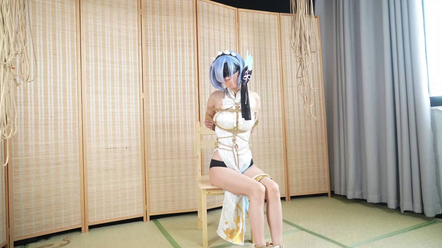 象人原创工作室合集新作品之嗷嗷蕾姆cos椅子缚紧缚争札!这部作品可以在线看!